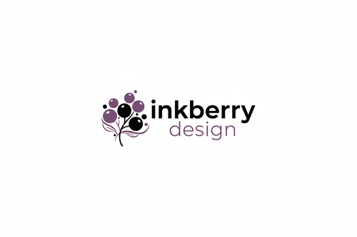 create logo for "inkberry design"